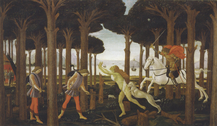 Sandro Botticelli Novella di Nastagio degli onesti (mk36)